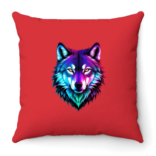 Alpha Wolf Throw Pillows
