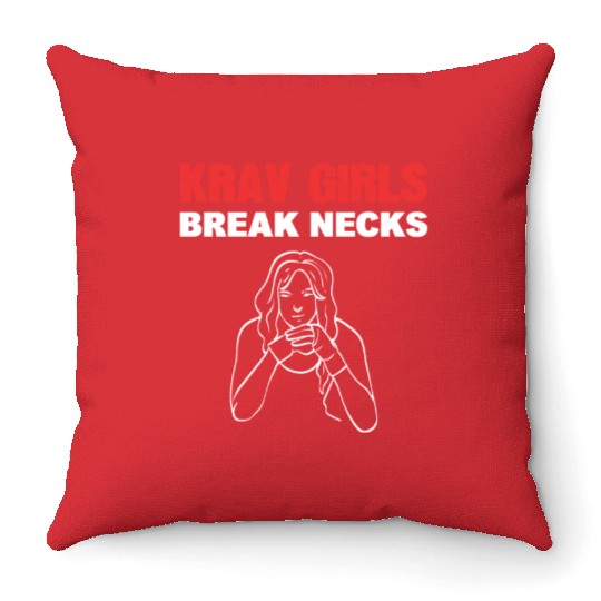 Break Necks Joker or Funny Athlete Gift Throw Pillows