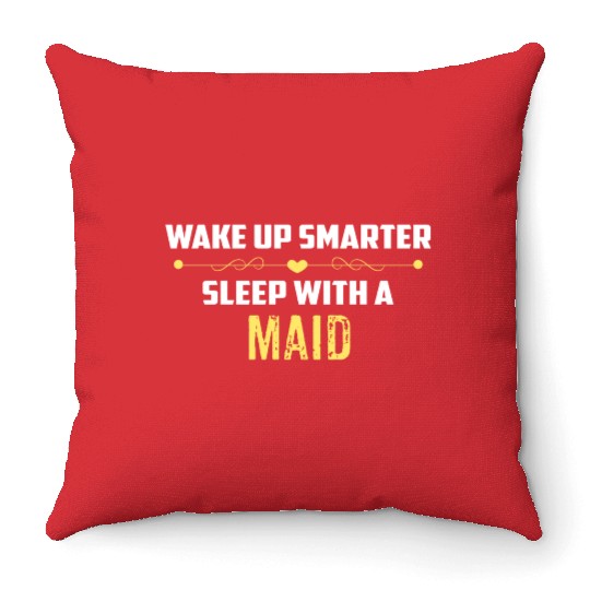 Wake Up Smarter Sleep With A MAID Throw Pillows