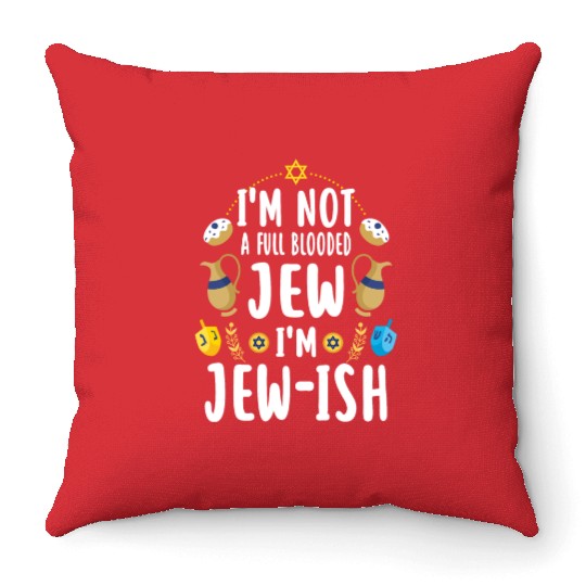 Hanukkah Pun This Is How We Jew It Throw Pillows