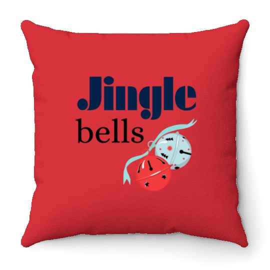 Jingle Bells Throw Pillows