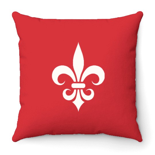 French Lily Simple Throw Pillows