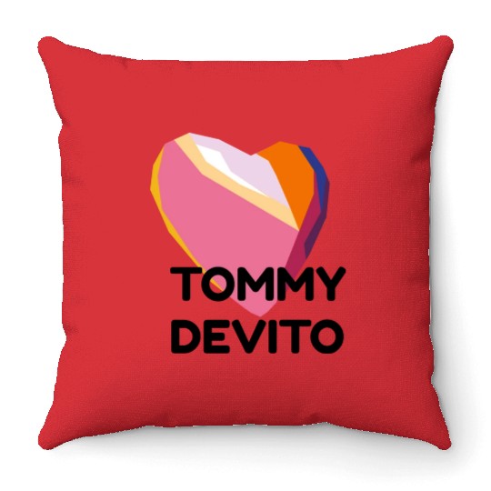 I love you tommy devito wpap Throw Pillows
