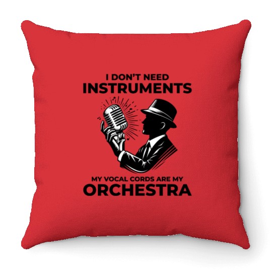 Beatboxing Culture Orchestra Musical Humor Beatbox Throw Pillows