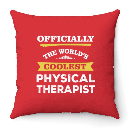 The World's Coolest Physical Therapist Throw Pillows