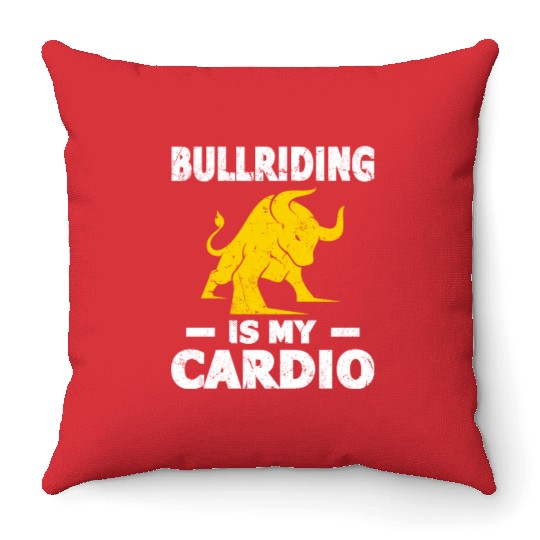 Rodeo Clown | Rodeo Cowboy Western Profession Throw Pillows