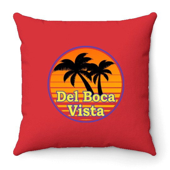 Del Boca Vista Throw Pillows