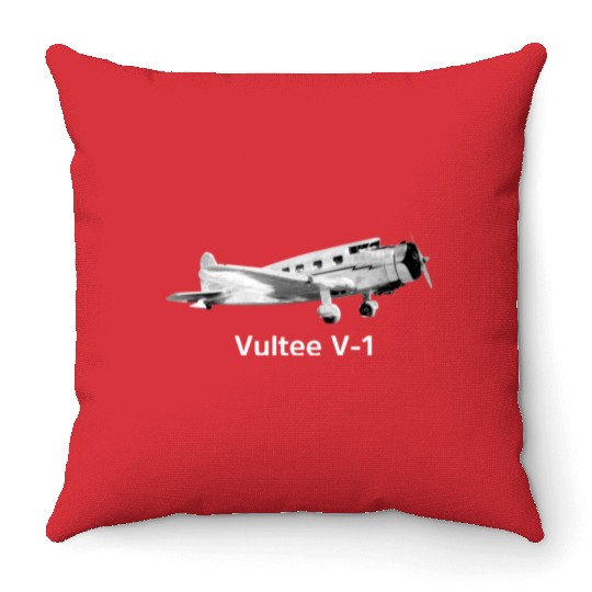 Vultee V-1 Aircraft Throw Pillows