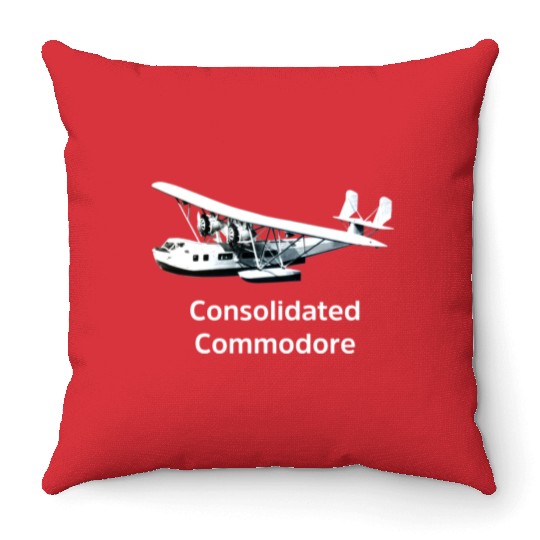 Consolidated Aircraft Throw Pillows
