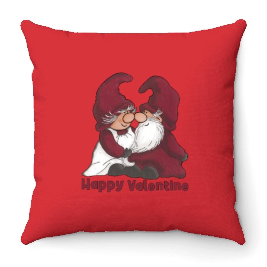 Happy Valentine's Day Throw Pillows
