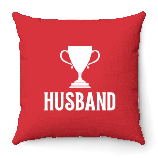 Trophy Husband Essential Throw Pillows