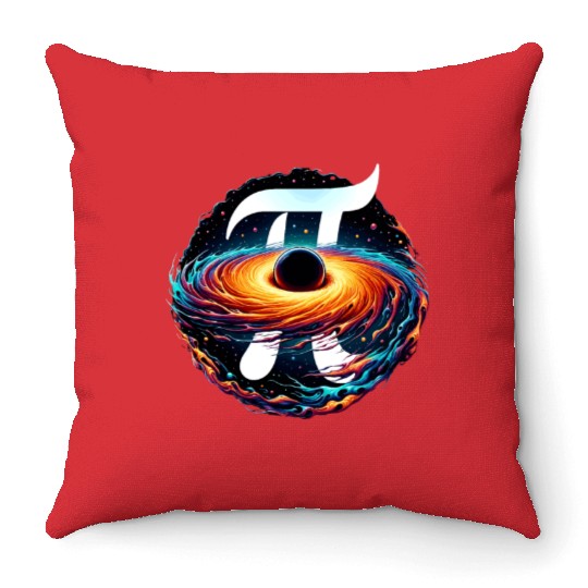Funny Pi Day 2024 3,14 Pi Number Symbol Math Throw Pillows