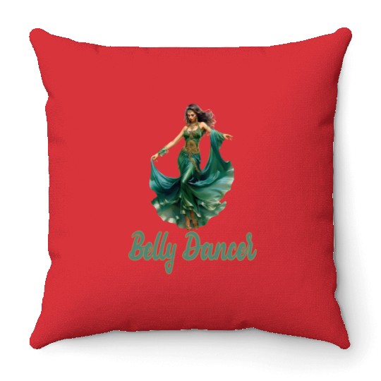 Belly Dancing Belly Dancer Belly Dance Classes Throw Pillows