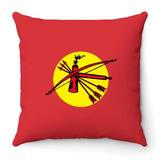 The Great Seal of Choctaw Nation of Oklahoma Throw Pillows