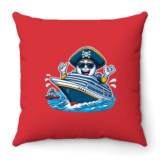 Ahoy, Laughter on the High Seas: A Hilarious Voya Throw Pillows
