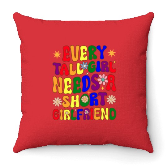 Lesbian Girls LGBTQ Throw Pillows
