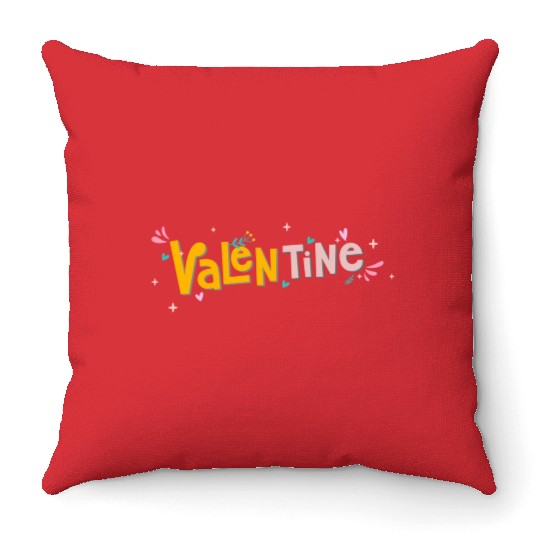 Valentine Days Throw Pillows