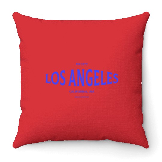 Rep my city (Los Angeles) Throw Pillows