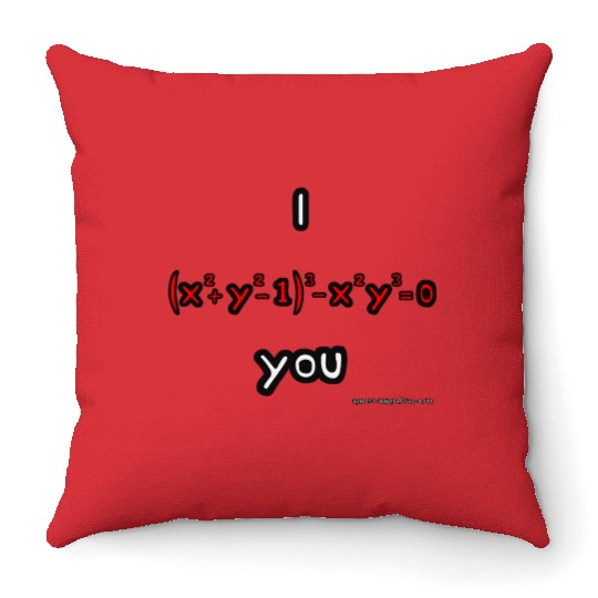 I Love You Function Throw Pillows