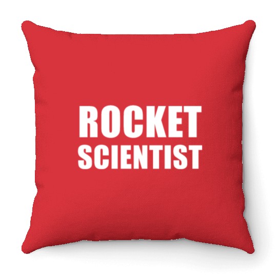 Rocket Scientist Throw Pillows