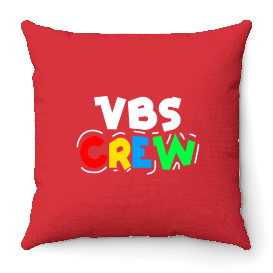 VBS Colorful Bible Vacation School Love Throw Pillows