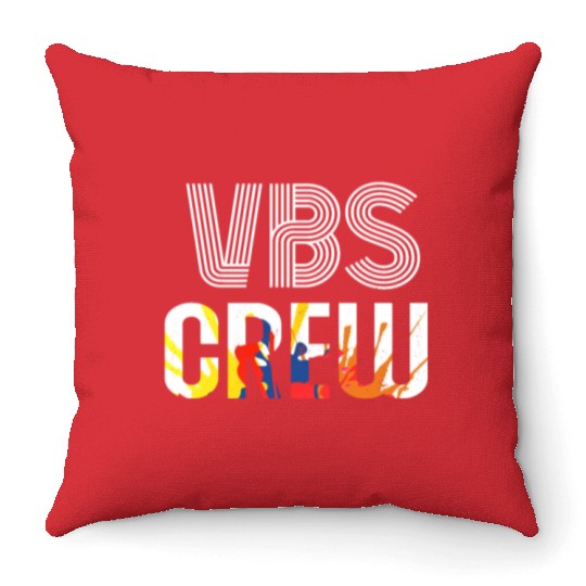 VBS Colorful Bible Vacation School Love Throw Pillows