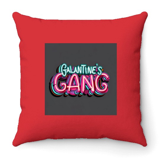 GALENTINE'S Gang Throw Pillows
