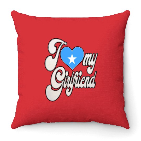 SomaliaI Love My SomalI Love My Girlfriend Throw Pillows