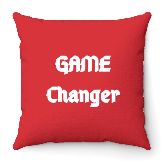 The Game Changer - The Champion is You Throw Pillows