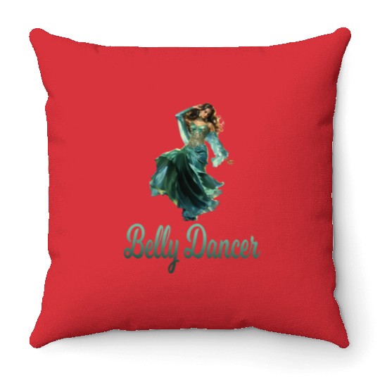 Belly Dancing Belly Dancer Belly Dance Classes Throw Pillows