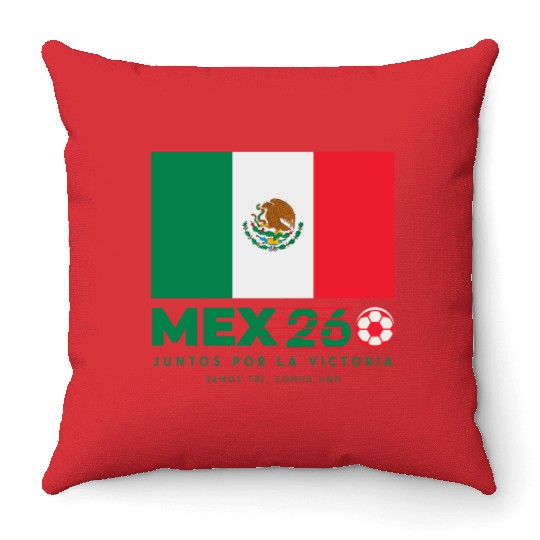 Mexico World Cup 2026 Throw Pillows Soccer