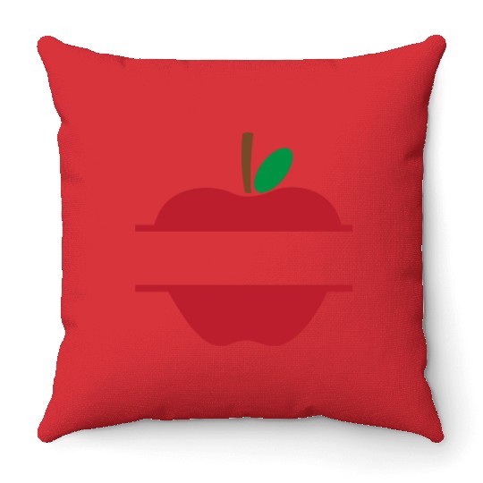 Teacher Monogram, teacher name Throw Pillows