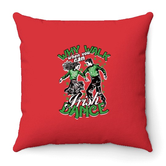 Irish Dance Feis Throw Pillows