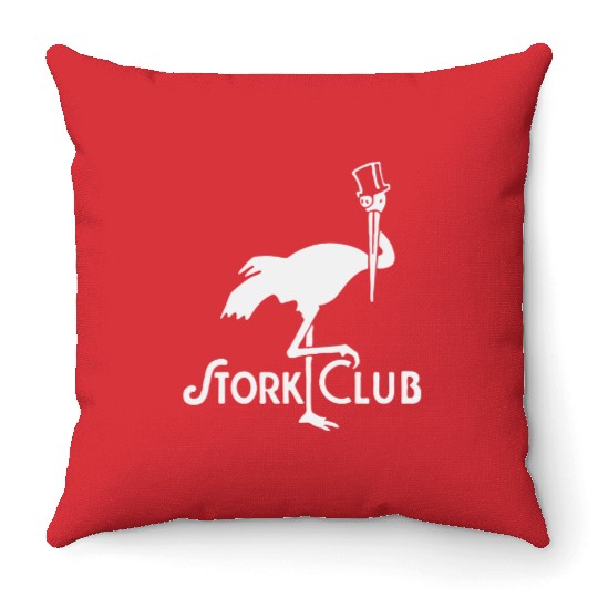 Stork Club Vintage Design Hollywood Club Throw Pillows