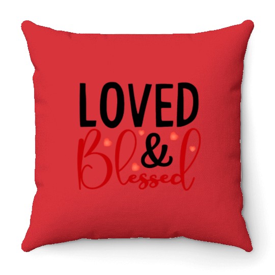 Blessed Love Fusion Throw Pillows