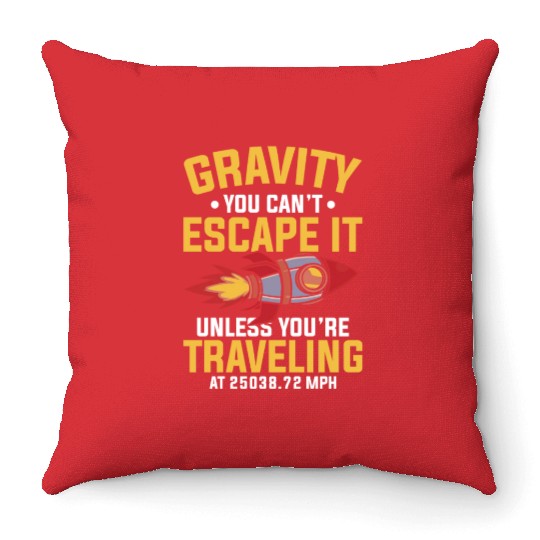 Space Engineer Rocket Scientist Aviation Throw Pillows