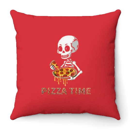 Cheesy Laughs: Pizza Apparel Throw Pillows