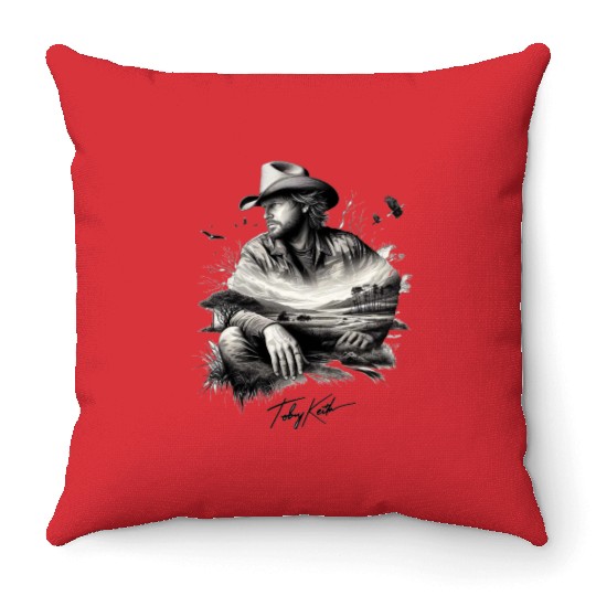 Toby Keith Throw Pillows