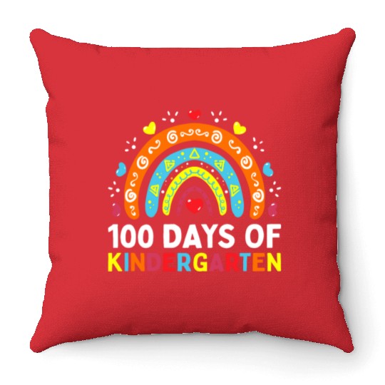 100 Days of Kindergarten School Teacher or Throw Pillows