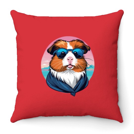 Guinea Pig Throw Pillows