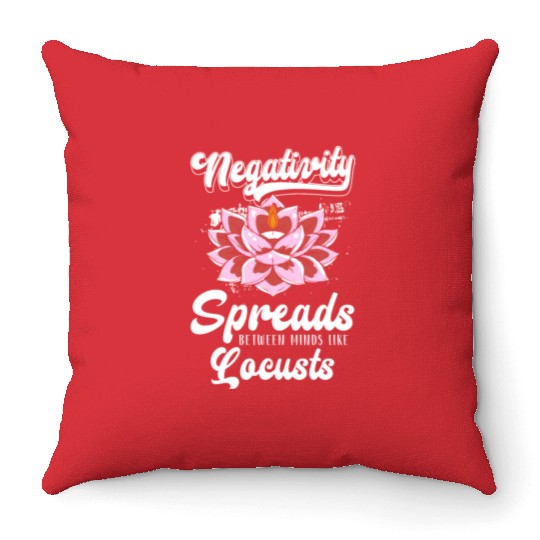 Meditation Buddhism Buddha Enlightenment Throw Pillows