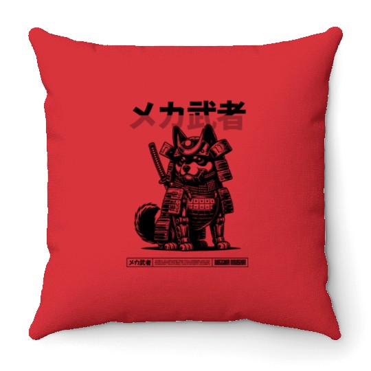 German Shepherd Dog Musha Pets Throw Pillows
