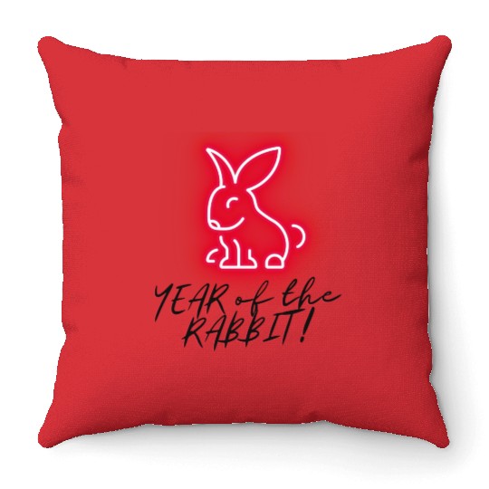 Year of the Rabbit - Chinese New Year Throw Pillows