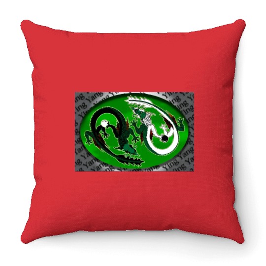 Yang and Ying Throw Pillows