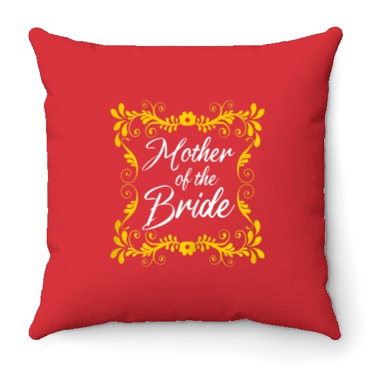 The Bride Matching Bachelorette Party Throw Pillows