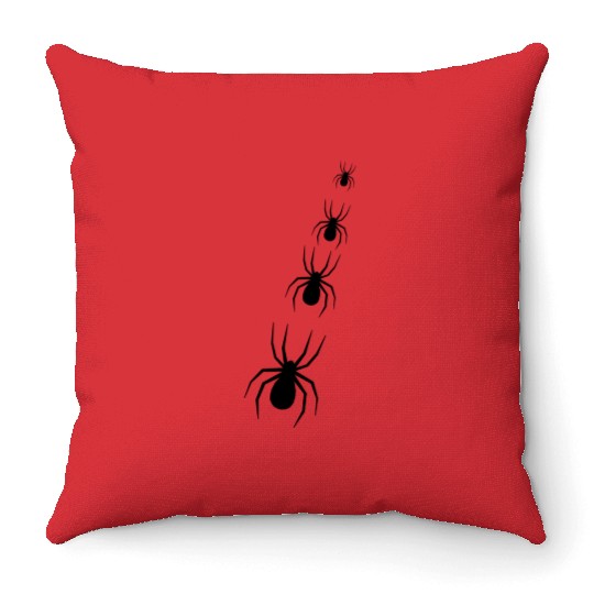 "Spiderweb Style: Weave Your Fashion Statement" Throw Pillows