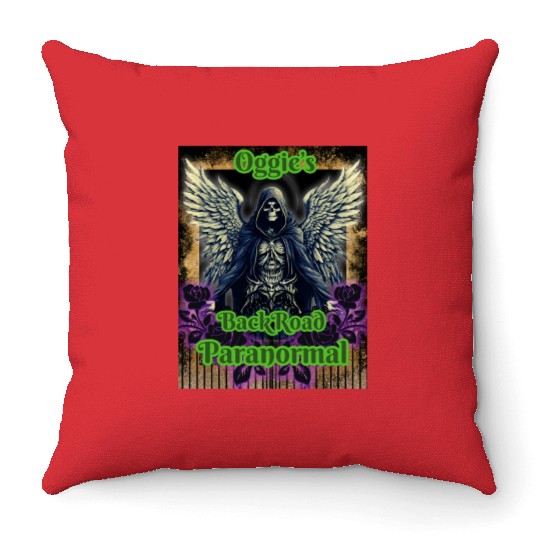Oggie's Grim Reaper Throw Pillows
