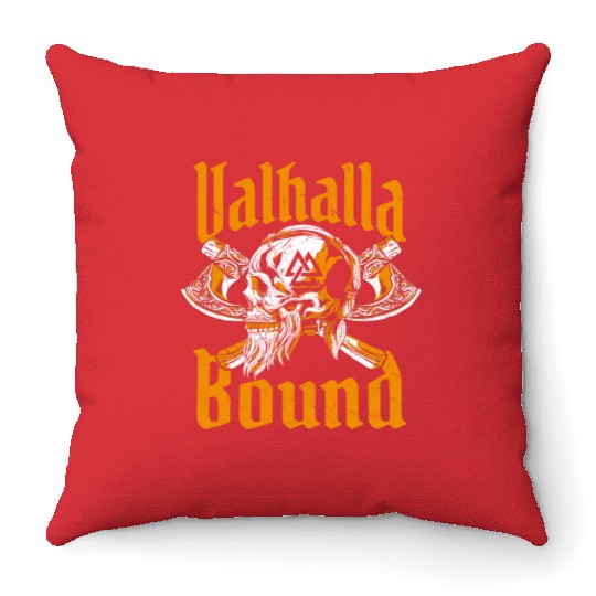 Vikings Valhalla Bound Throw Pillows