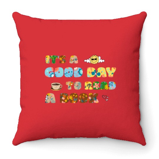 Book Lover Women's day Throw Pillows