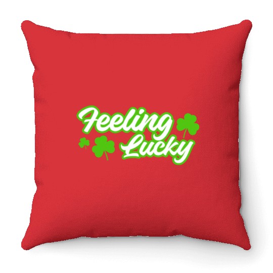Feeling Lucky St. Patrick's Day Throw Pillows